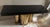 Mitchell Gold + Bob Williams Console Table Mitchell Gold Bob Williams Brass Black Quartz Console Table For Sale - Image 4 of 4