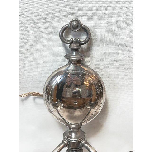 1920s Silver Double Arm Vintage Sconces - Early 20th Century. Salvaged From a Renovation. For Sale - Image 5 of 7