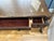 Late 20th Century Traditional Carved Wood Executive Desk With Leather Top & Marble Inlay For Sale - Image 10 of 11