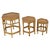 Vintage Bamboo and Rattan Nesting Tables, 1960s, Set of 3 For Sale - Image 4 of 16
