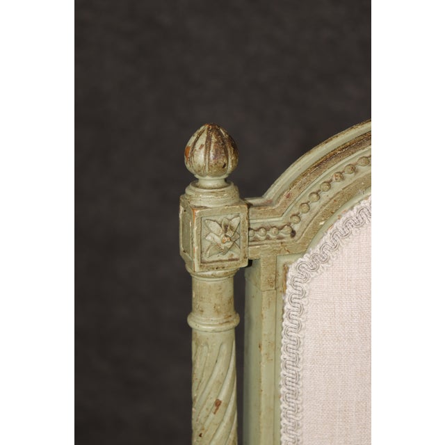 Set 18 Maison Jansen Signed Early 20th C Louis XVI Style Dining Chairs For Sale - Image 15 of 17