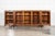 French Monumental Walnut Breakfront Glazed Bookcase, 1870s For Sale - Image 4 of 17