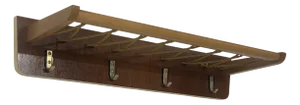 Mid-Century Coat Rack in Wood