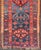 Tribal Antique Kurdish Gallery Rug With Indigo Field and Bold Tribal Medallions For Sale - Image 3 of 12