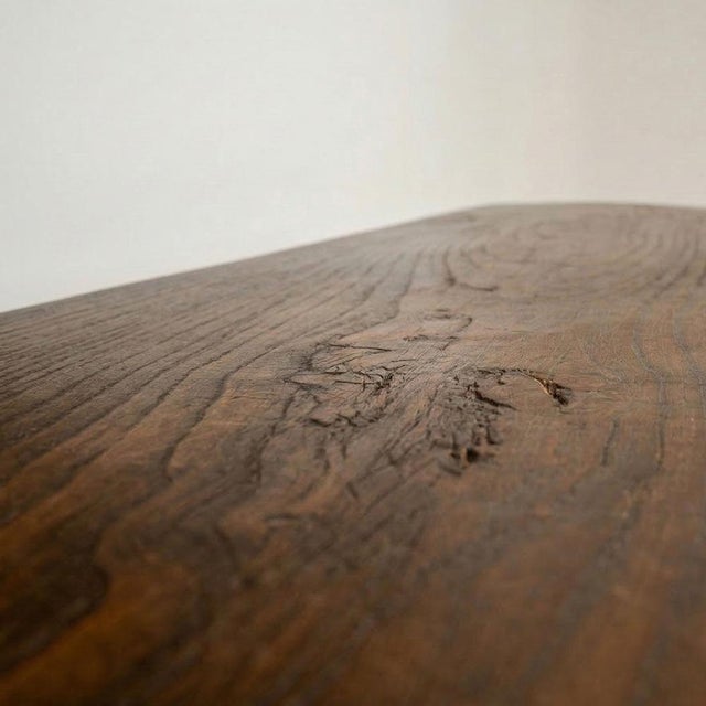 Wood Spanish Sideboard with Diamond Points, 1700s For Sale - Image 7 of 12