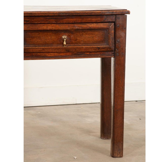 English 19th Century Solid Oak Server | Chairish