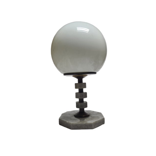 Art Deco Style Bedside Lamp from Polam, Poland, 1970s For Sale - Image 11 of 18