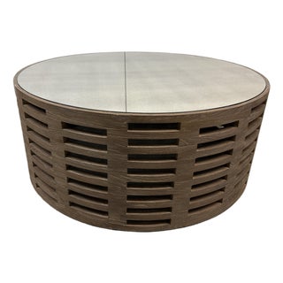 Brownstone Palmer Mirrored Coffee Table For Sale