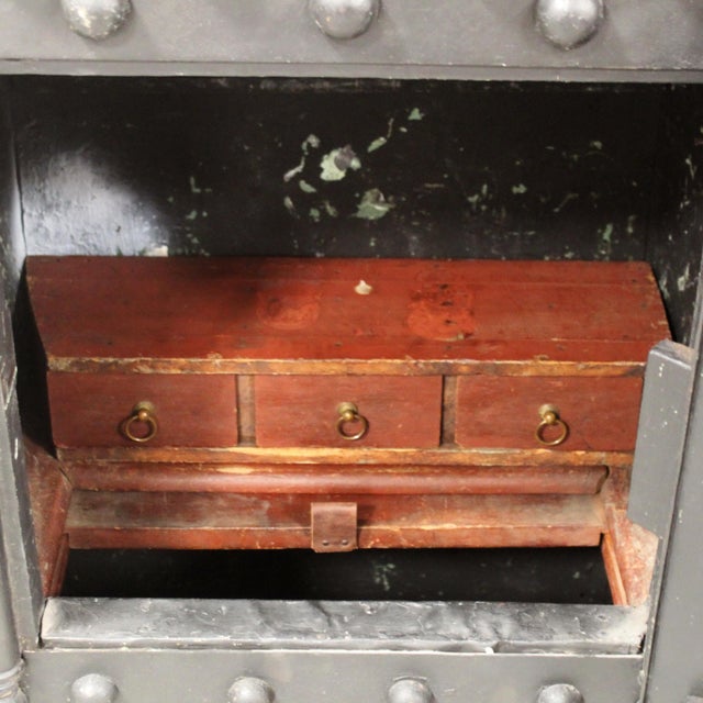 Black 18th Century Iron Safe, France For Sale - Image 8 of 14