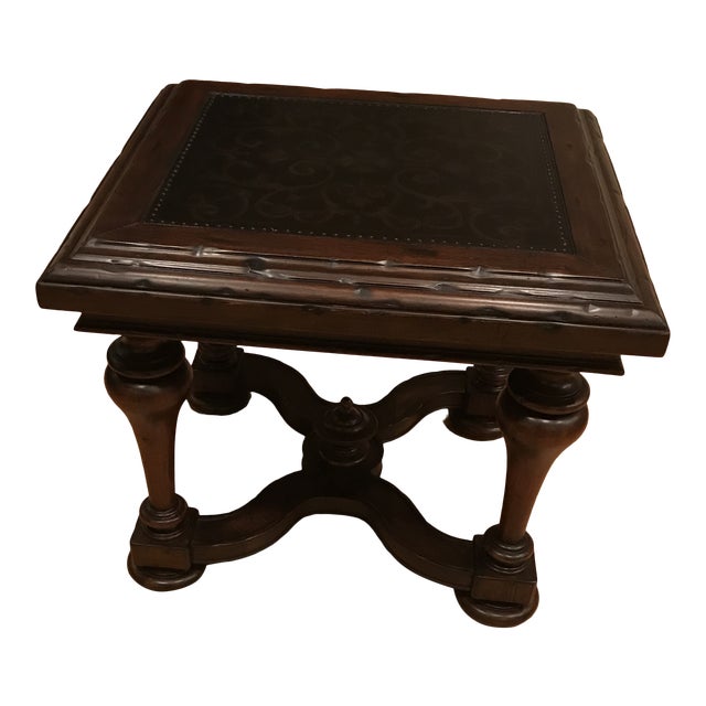 Marge Carson Square End Table Chairish