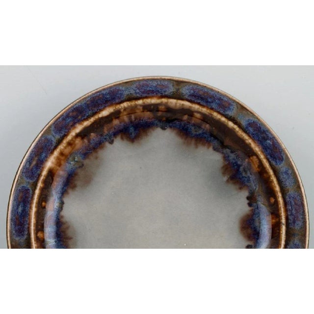 Glazed Stoneware Butter Pads Mexico by Bing & Grøndahl, Set of 4 For Sale - Image 3 of 5