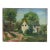 Early 20th Century Cottage Landscape Painting For Sale