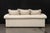Textile Modern Beige Upholstered Three-Seat Sofa For Sale - Image 7 of 7