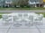 Extraordinary set of 6 iconic "thin line" Milo Baughman style chrome dining chairs including 2 armchairs and 4 side-chairs...