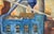 Factories - Industrial Landscape in Oil on Linen Bold industrial landscape by Doris Lyons Hoover (American, 1927-2014). A...