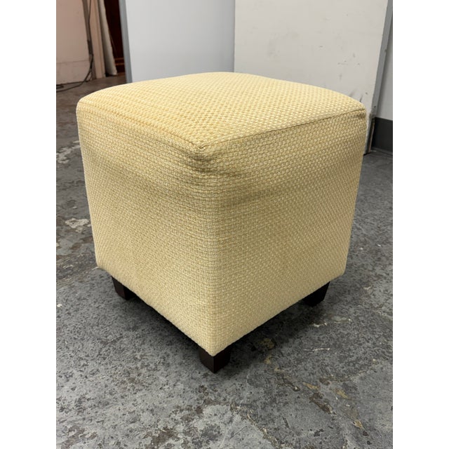 Design Plus Gallery presents a Silk + Cotton Woven Ottoman from Ballard Designs. This ottoman may be small but it is...