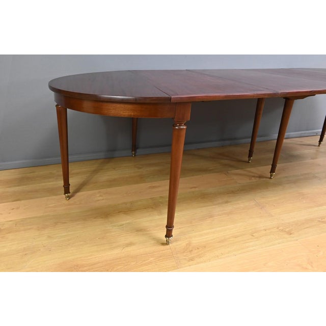 Mahogany Half-Moon Extending Table, Late 19th Century For Sale - Image 5 of 18