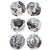 1980s Piero Fornasetti Plates - Set of 6 For Sale