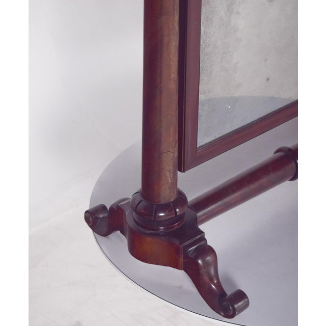 English Dressing Table Mirror with Turnings For Sale - Image 6 of 12