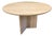 Italian Round Travertine Dining Table, 1970s For Sale
