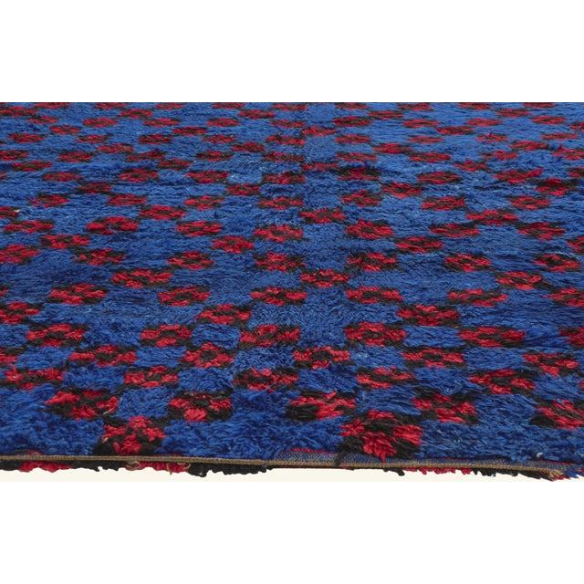 Berber Tribes of Morocco Vintage Beni MGuild Moroccan Rug, 06'02 X 11'01 For Sale - Image 4 of 10