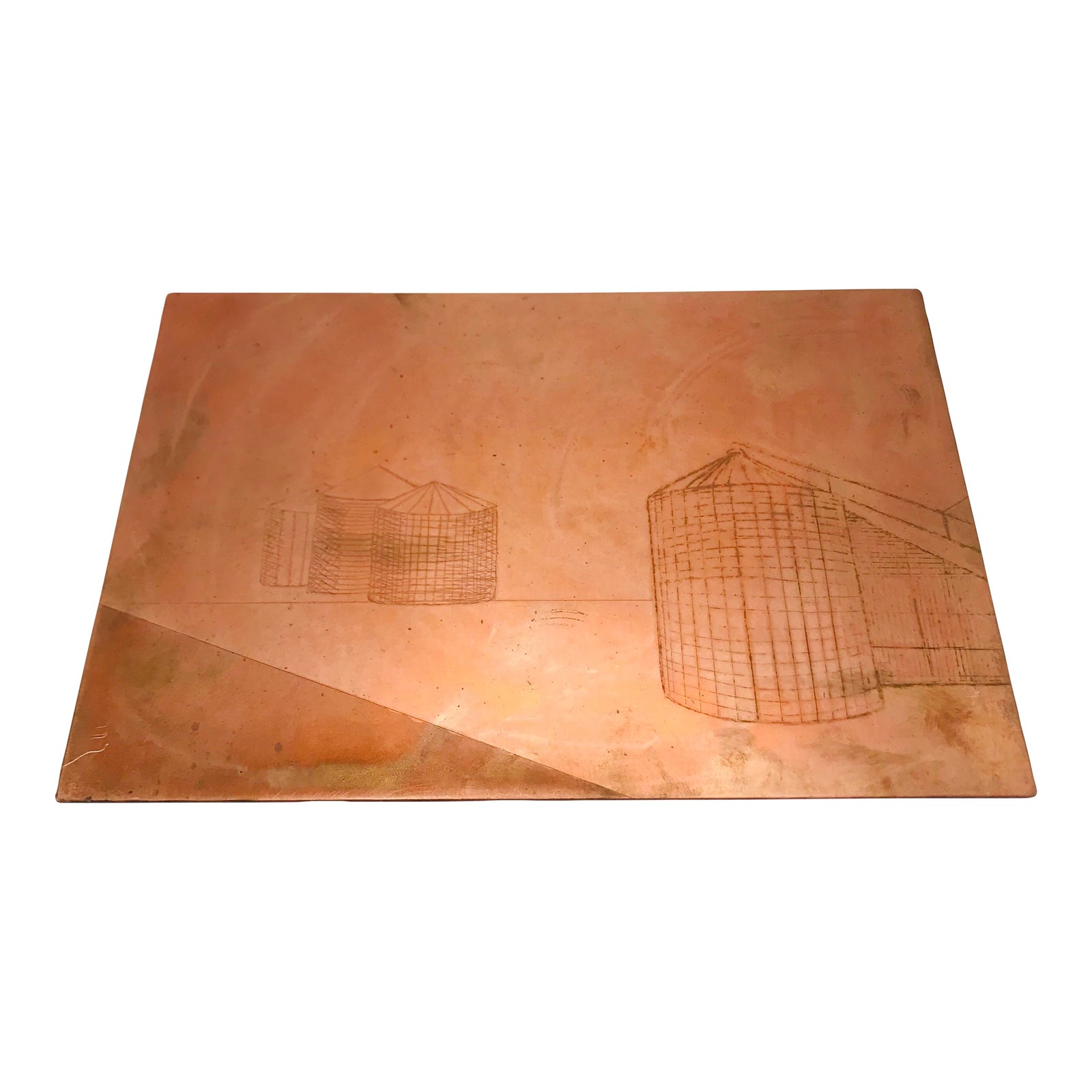 Copper Etching Plate Chairish
