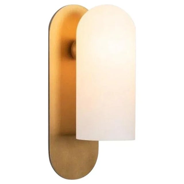 Not Yet Made - Made To Order Odyssey MD Brass Wall Sconce by Schwung For Sale - Image 5 of 5