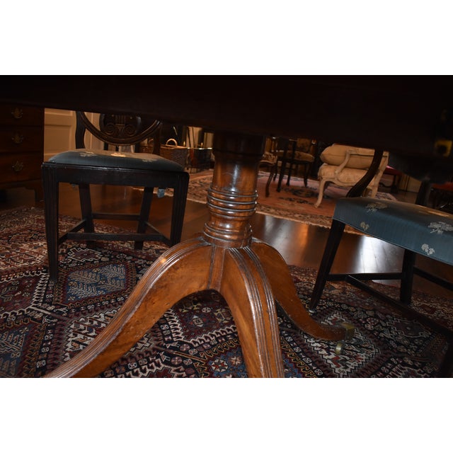 19th Century Oval Topped Tilt Top English Regency Breakfast Table For Sale - Image 5 of 9