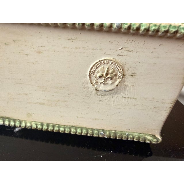 Antique L & F Moreau Figural Double-Light Lamp Collection Francaise - French Renaissance Style With Original Shades Lamp. Foundry Mark. For Sale - Image 12 of 18