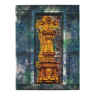 Judith Lipnik Perlow Column Series XII 2003 Signed Serigraph in Colors on Paper For Sale