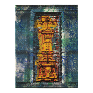 Judith Lipnik Perlow Column Series XII 2003 Signed Serigraph in Colors on Paper