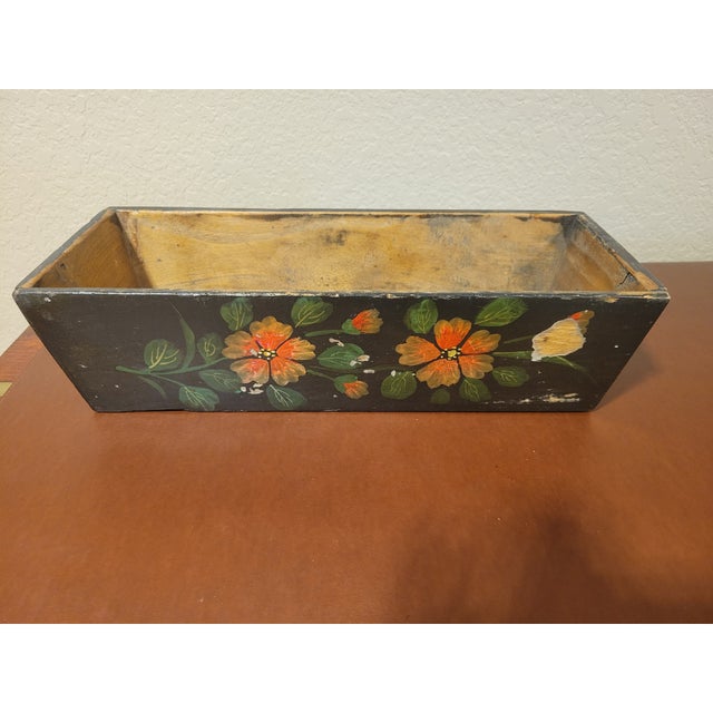 1950s Vintage Chinese Hand-Painted Letterbox For Sale - Image 5 of 6