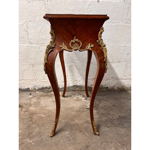 French Early 20th Century Louis XVI Style Side Table For Sale - Image 3 of 14
