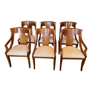 Baker Furniture Palladian Dining Chairs Set of 6 For Sale