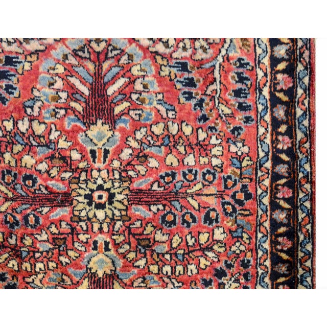 1920s Early 20th Century Vintage Sarouk Rug For Sale - Image 5 of 10
