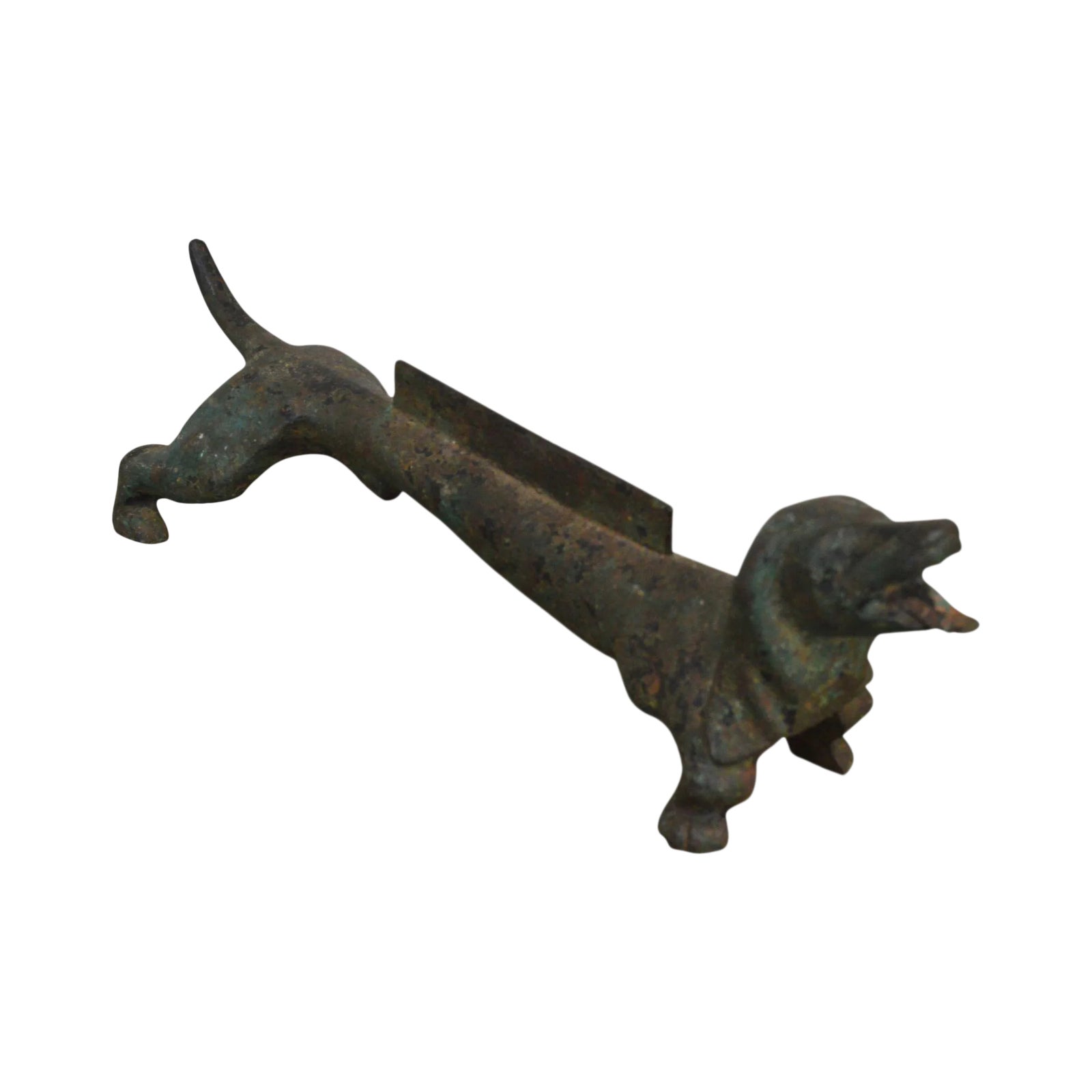 Cast Iron Antique Dachshund Dog Boot Scraper Chairish