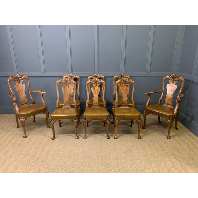 Queen Anne Style Chairs from Waring & Gillow, 1920, Set of 8 For Sale - Image 14 of 18