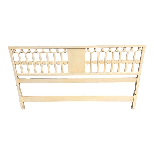 Vintage Baker Furniture Neoclassical Gilt King Headboard For Sale