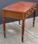 Brown Regency Period Writing Table or Desk of Mahogany With Leather Top For Sale - Image 8 of 12