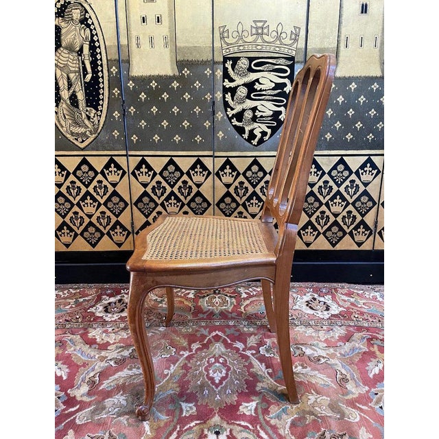 Louis Xv Style Cane Chairs, Set of 8 For Sale - Image 6 of 10