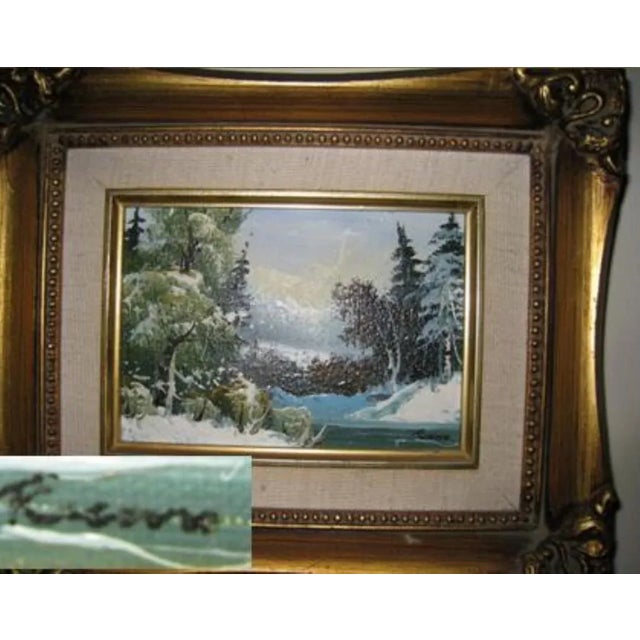 Mid 20th Century "California School of Painters" Landscape Oil Painting, Framed For Sale In Chicago - Image 6 of 12