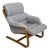 C. 1970s Mid Century Danish Modern Stouby Polster Cantilever Lounge Chair For Sale