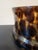 Beautiful hand blown vintage Italian glass tortoise style decorative bowl. Perfect for console or display. Still has the...
