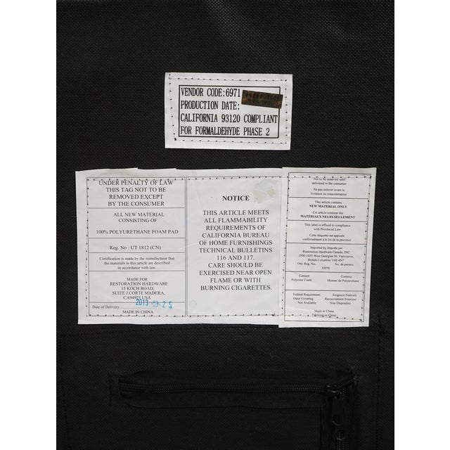 Pair Restoration Hardware Tufted Leather Chesterfield Chairs For Sale - Image 18 of 18