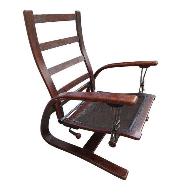 MCM Westnofa Scandinavian "The Panter" Lounge Chair & Ottoman Made in Norway & Designed by the Legendary Arnt Lande. For Sale - Image 11 of 12