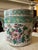 Light Green Vintage Asian Style Porcelain Floral Theme Covered Ice Bucket With Handles For Sale - Image 8 of 12