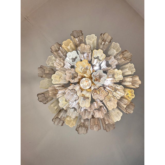 2010s Contemporary Murano Glass Sputnik Chandelier Multicolor, Mazzega Style For Sale - Image 5 of 8