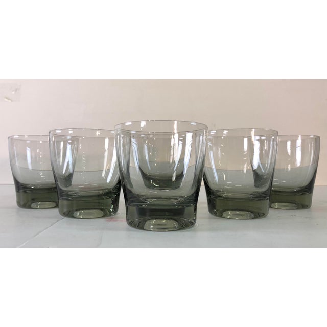 Smoked Glass Bar Tumblers, Set of 6 For Sale In Boston - Image 6 of 7