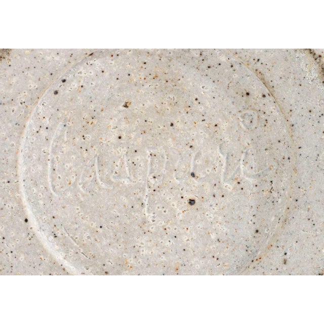 Signed Modern Glazed Art Pottery Covered Jar For Sale - Image 10 of 10