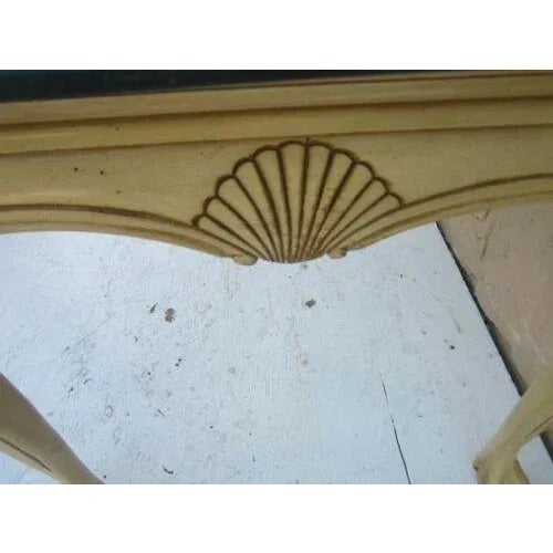 1980s Thomasville Chippendale Style Ball and Claw Wood Dining Room Table with Glass Top For Sale In Naples, FL - Image 6 of 13